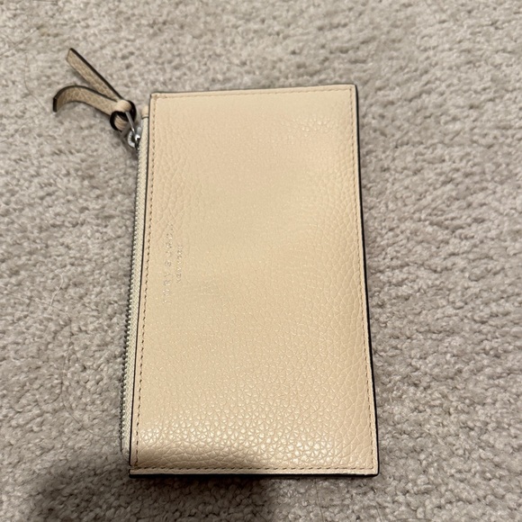 Tory Burch Beige Leather Wallet - Picture 1 of 4